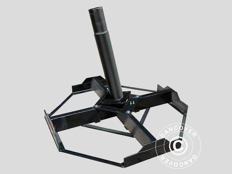 Parasoll Capri, 6x6m, Naturfärgat - Image 4