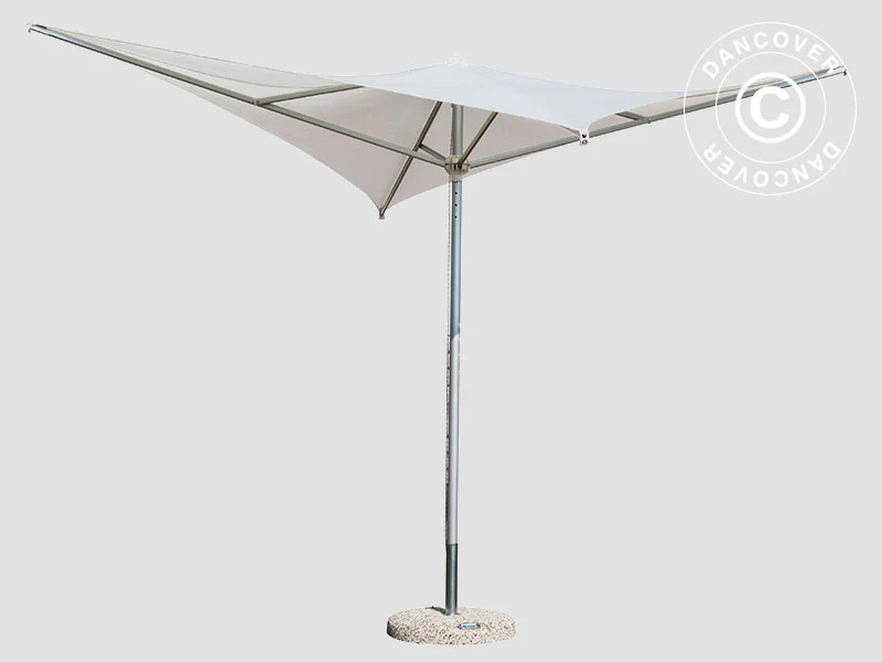 Parasoll Vela, 3x3m, Grå taupe - Image 3