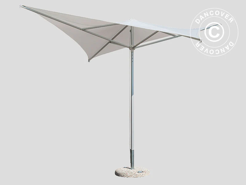 Parasoll Vela, 3x3m, Grå taupe - Image 4