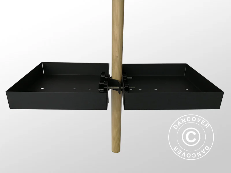 Parasollbord, 25x25cm, Svart, 1 st. - Image 2