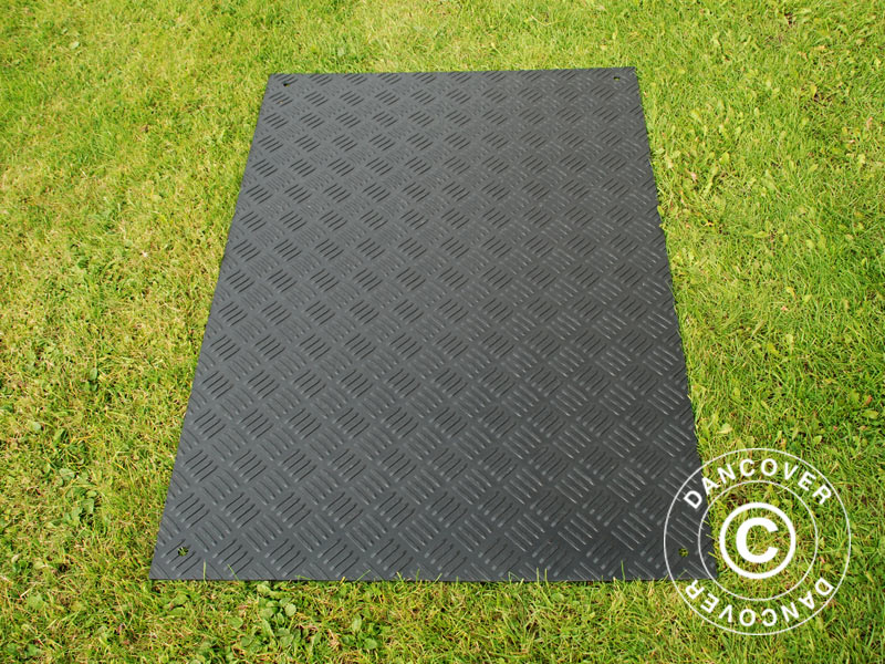 Partygolv och markskyddsmatta, 0,96 m², 80x120x0,6cm, Svart, 1 st. - Image 6
