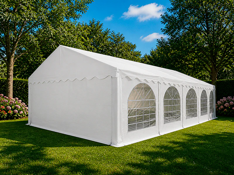 Partytält Basic 6x10m PVC 700, Vit - Image 2