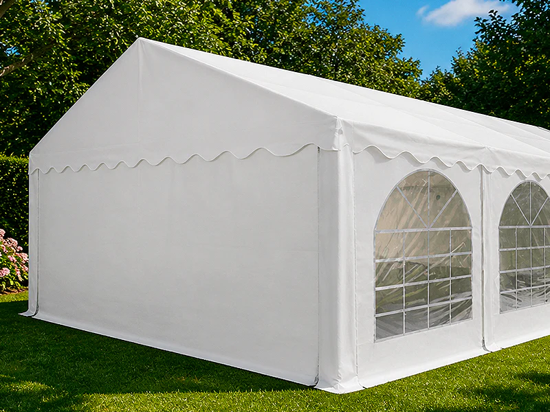 Partytält Basic 6x10m PVC 700, Vit - Image 4