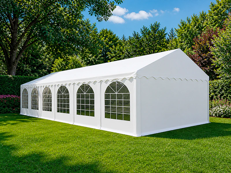 Partytält Basic 6x12m PVC 700, Vit - Image 3
