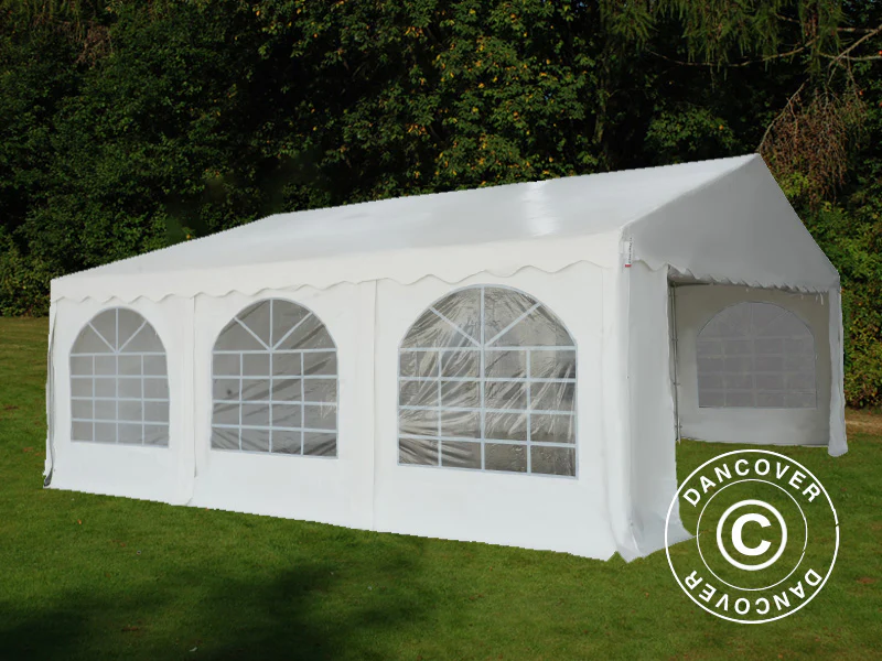 Partytält Basic 6x6m PVC 700, Vit - Image 2
