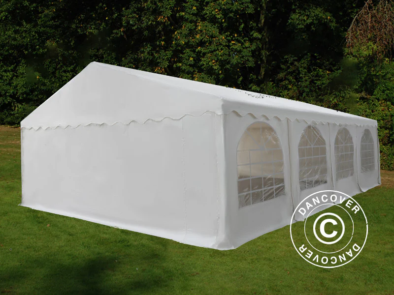 Partytält Basic 6x8m PVC 700, Vit - Image 3