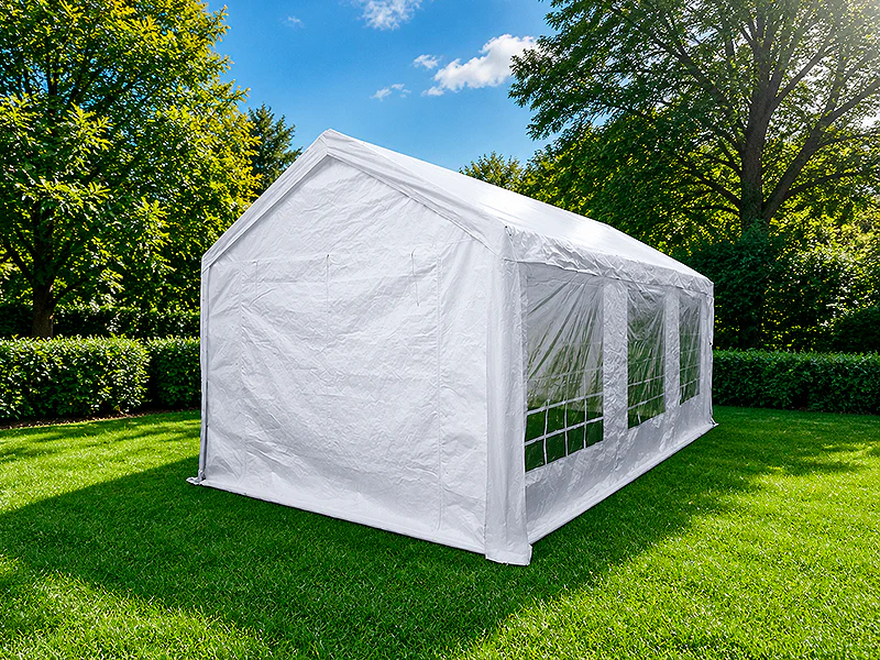 Partytält Basic 3x6m PE 500, Vit - Image 4