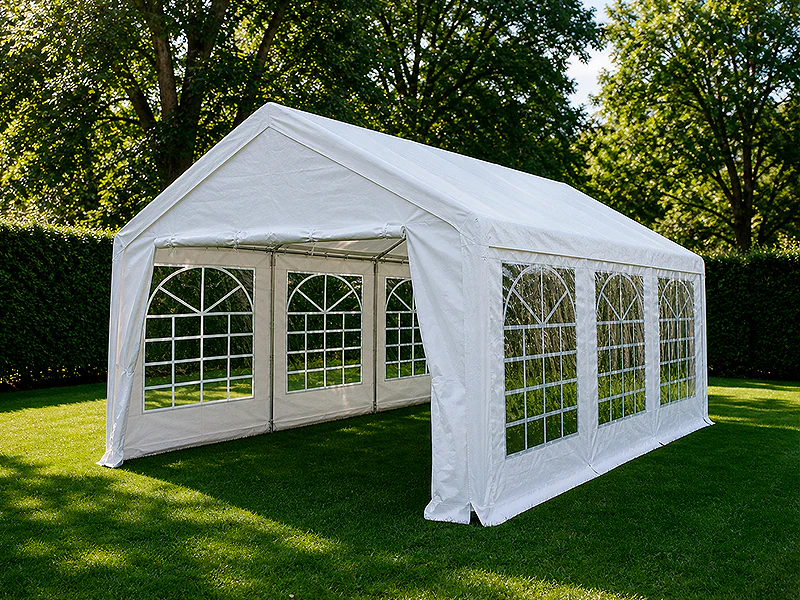 Partytält Basic 4x6m PE 500, Vit - Image 2