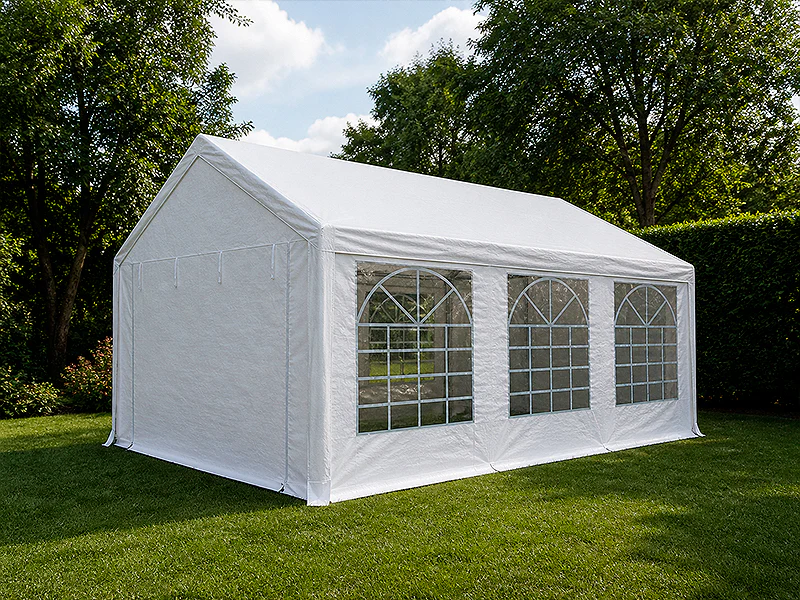 Partytält Basic 4x6m PE 500, Vit - Image 3