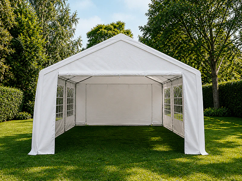 Partytält Basic 4x6m PE 500, Vit - Image 4