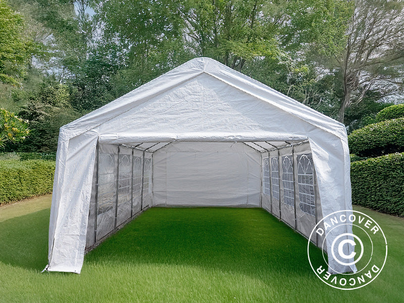 Partytält Basic 4x8m PE 500, Vit - Image 5