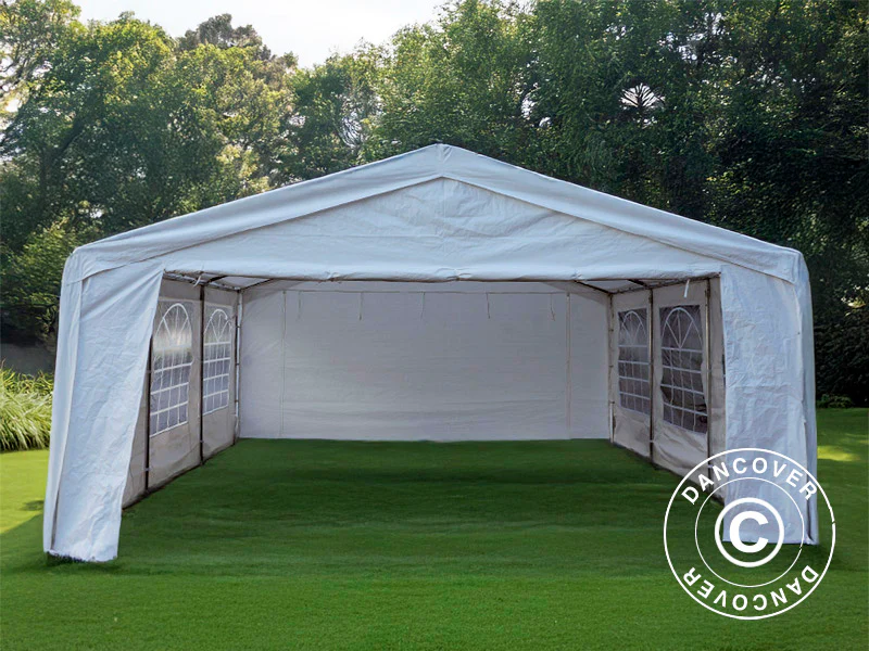 Partytält Basic 5x6m PE 500, Vit - Image 3
