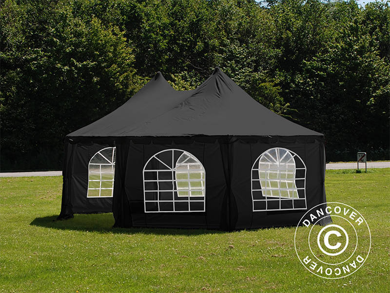 Partytält Elegance 6,8x5m, Svart - Image 3