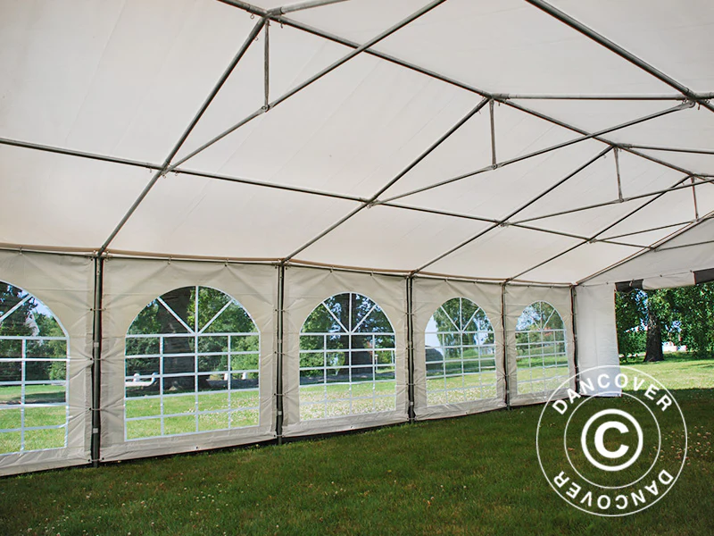 Partytält Exclusive 6x10m PVC 900, Grå/Vit - Image 15