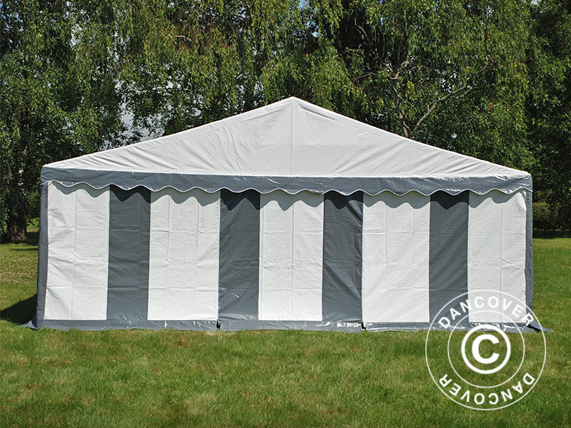 Partytält Exclusive 6x10m PVC 900, Grå/Vit - Image 7