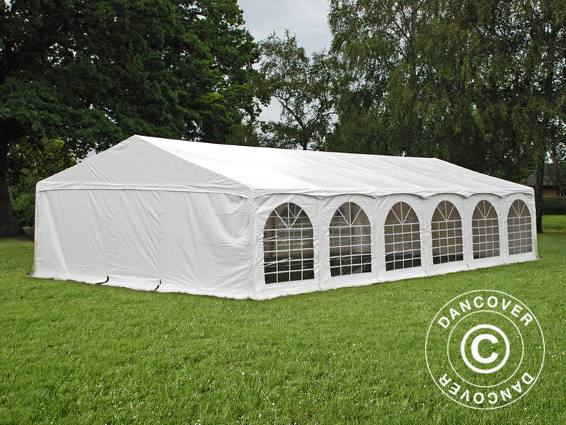 Partytält Exclusive 6x12m PVC 900, "Arched", Vit - Image 3