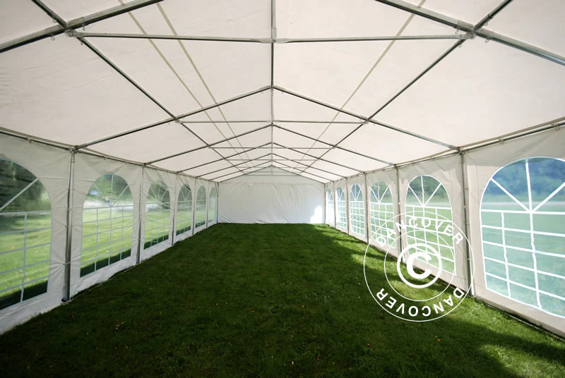 Partytält Exclusive 6x12m PVC 900, Vit - Image 13