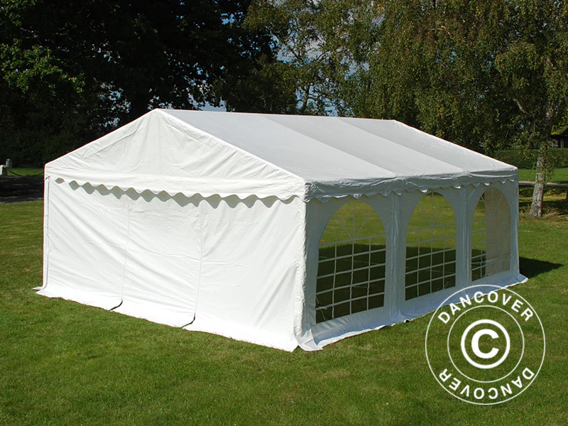 Partytält Original 4x6m PVC 900, Vit - Image 4