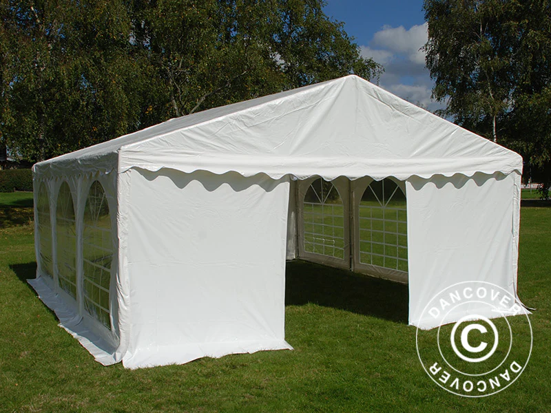 Partytält Original 4x6m PVC 900, Vit - Image 5