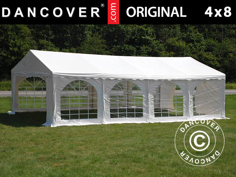Partytält Original 4x8m PVC 900, Vit