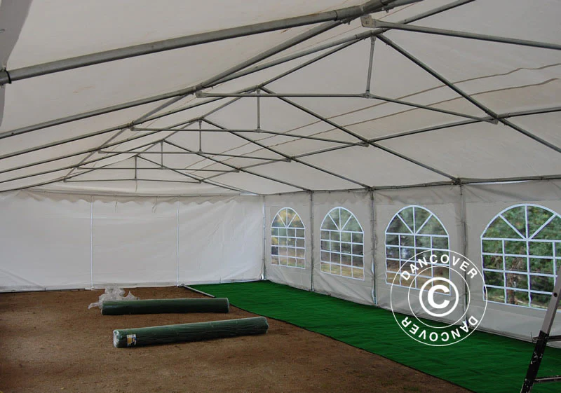 Partytält Original 6x8m PVC 900, Vit - Image 14
