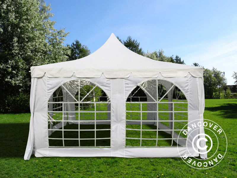 Partytält Pagoda 4x4m, Vit - Image 4