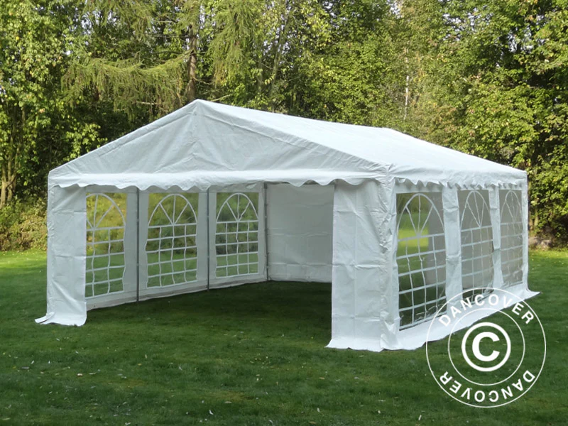 Partytält PLUS 5x6m PE 700, Vit - Image 6