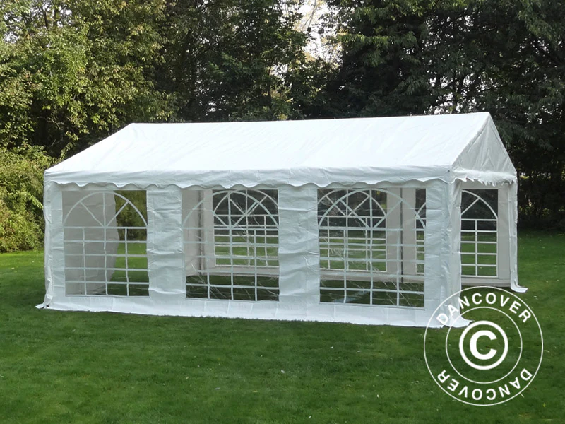 Partytält PLUS 5x6m PE 700, Vit - Image 9