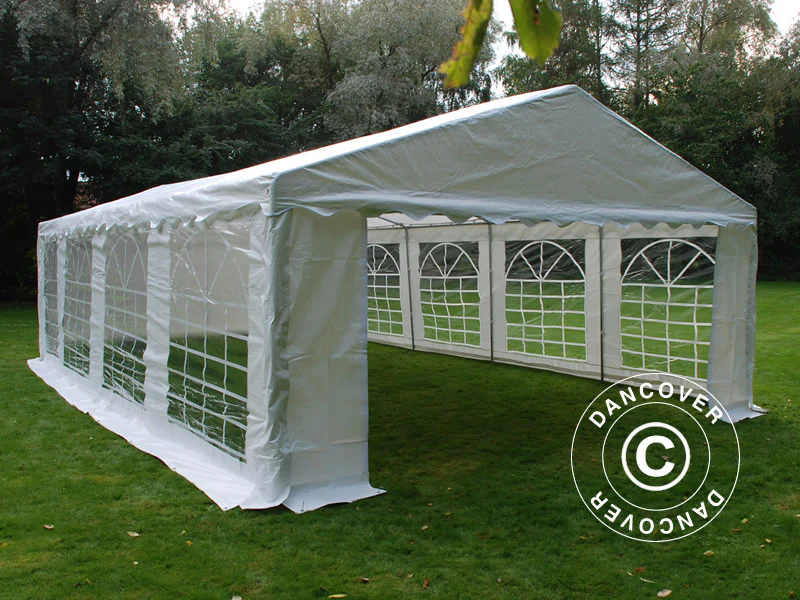 Partytält PLUS 5x8m PE 700, Vit - Image 7