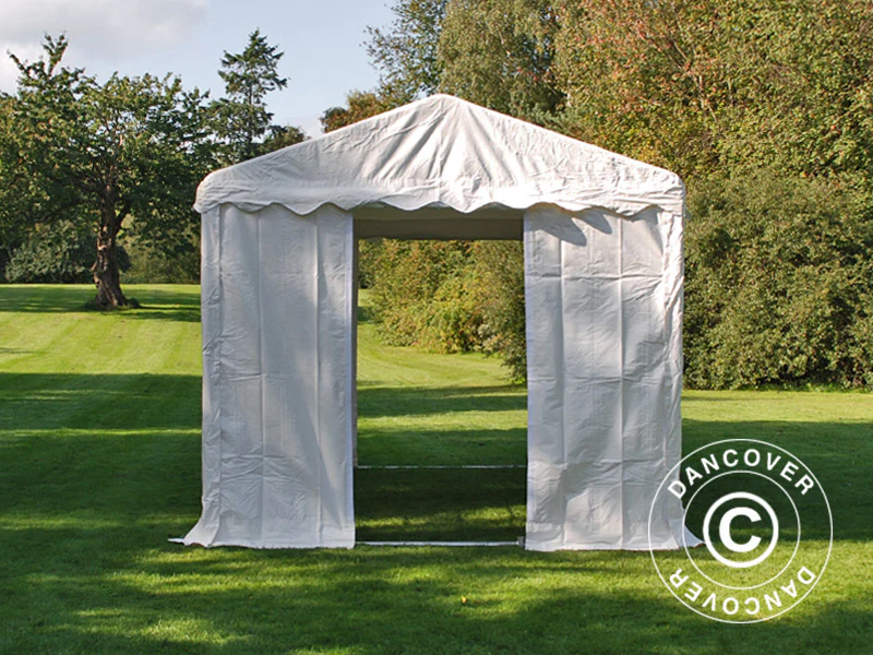 Partytält SEMI PRO Plus 3x6m PVC 900, Vit - Image 17