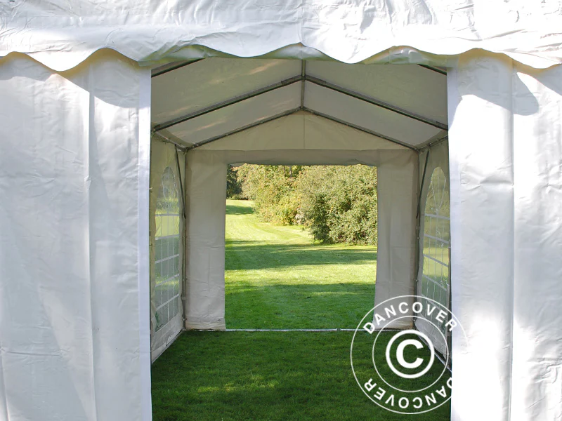 Partytält SEMI PRO Plus 3x6m PVC 900, Vit - Image 20