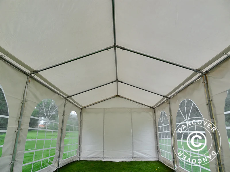 Partytält SEMI PRO Plus 3x6m PVC 900, Vit - Image 21