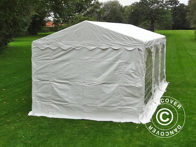 Partytält SEMI PRO Plus 3x6m PVC 900, Vit - Image 7