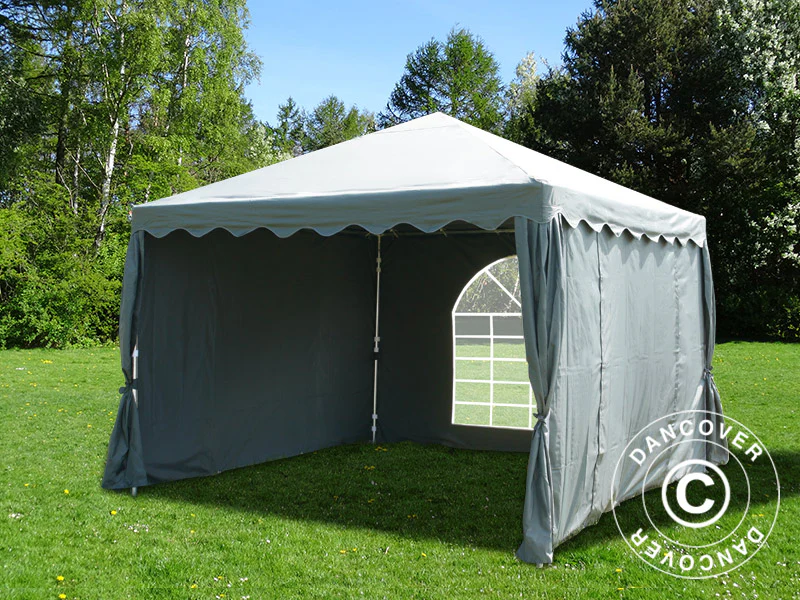 Partytält UNICO 3x3m, Mörkgrå - Image 3