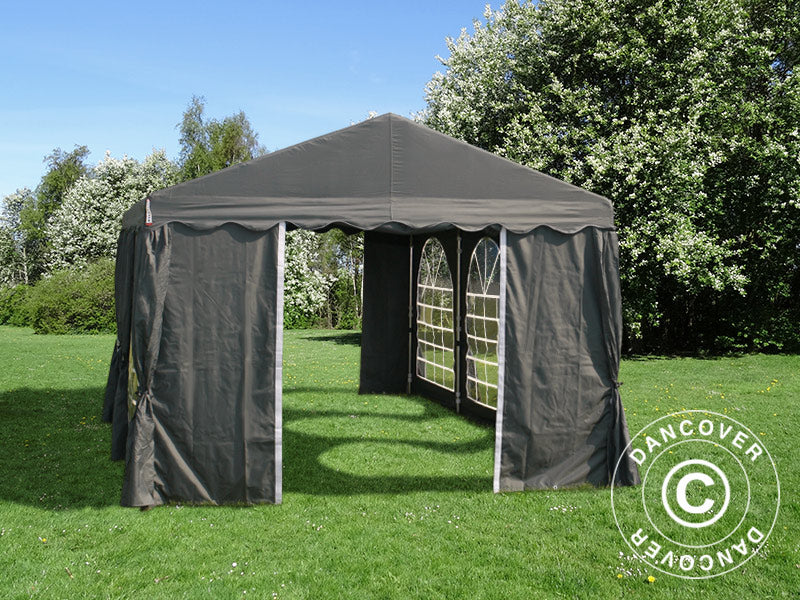Partytält UNICO 3x6m, Mörkgrå - Image 3
