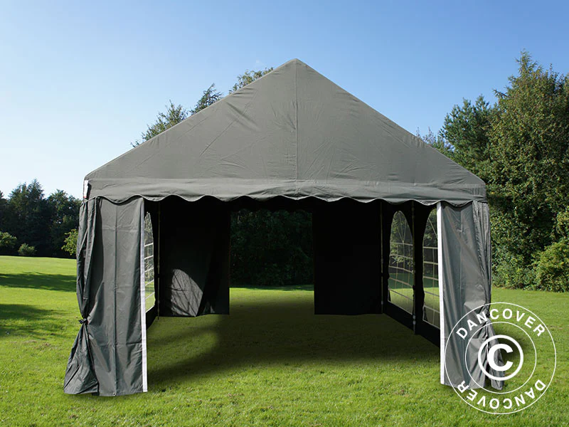 Partytält UNICO 4x4m, Mörkgrå - Image 3