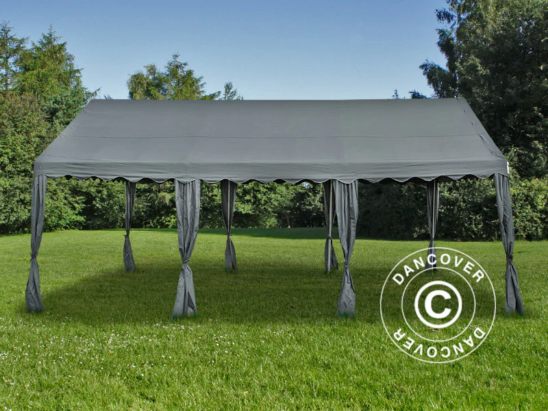 Partytält UNICO 4x6m, Mörkgrå - Image 4