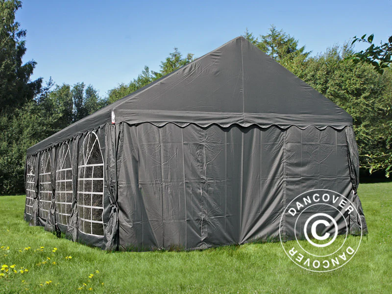 Partytält UNICO 4x8m, Mörkgrå - Image 3