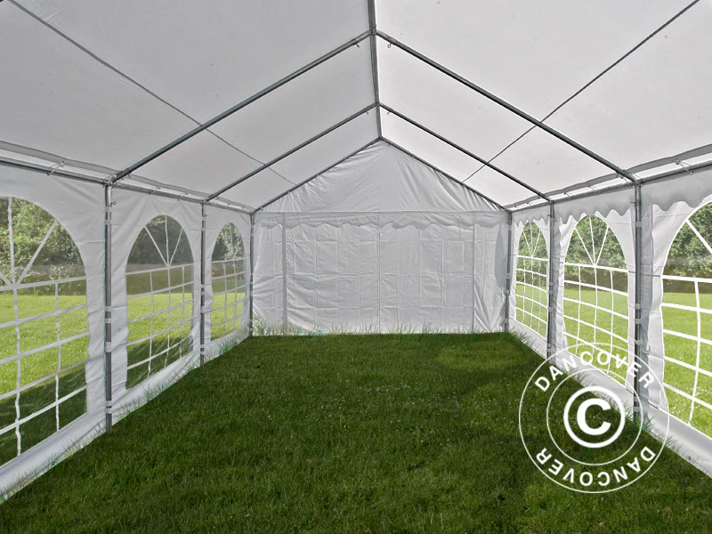 Partytält UNICO 4x8m, Vit - Image 11