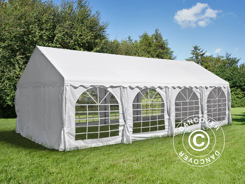 Partytält UNICO 4x8m, Vit - Image 3