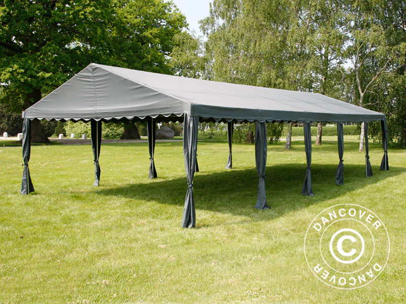 Partytält UNICO 5x10m, Mörkgrå - Image 18