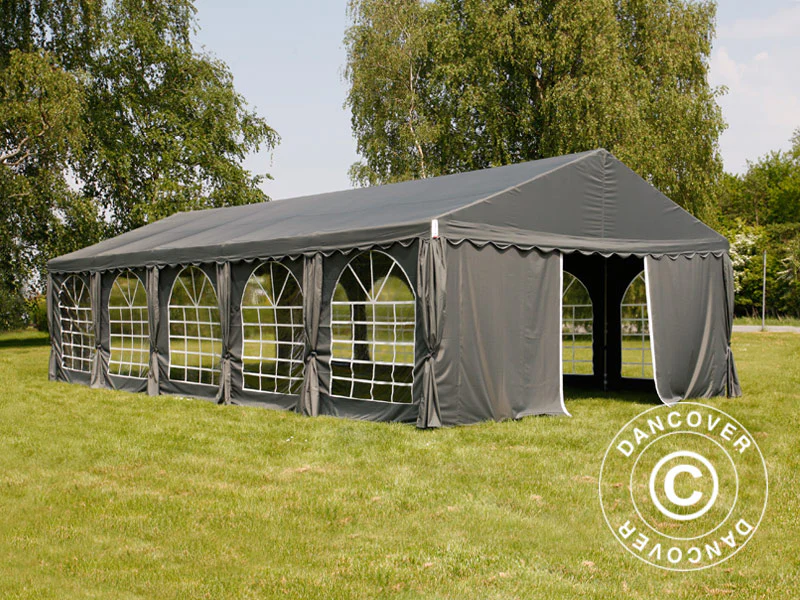 Partytält UNICO 5x10m, Mörkgrå - Image 2