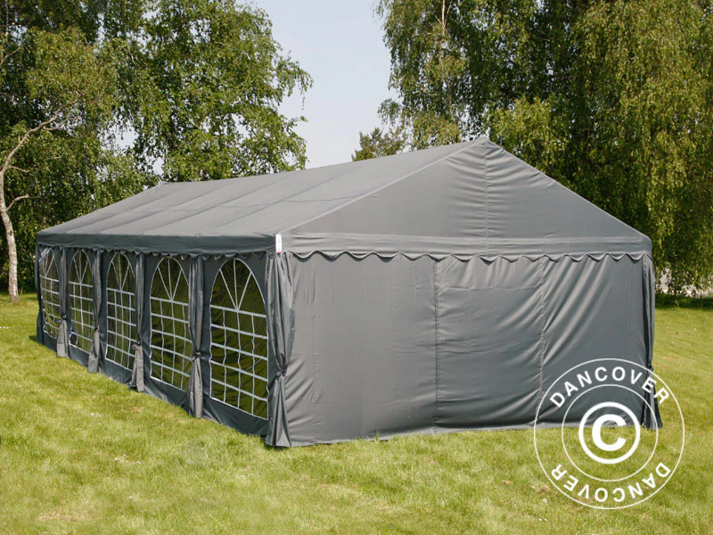 Partytält UNICO 5x10m, Mörkgrå - Image 3