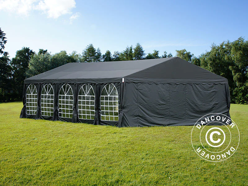 Partytält UNICO 5x10m, Svart - Image 10