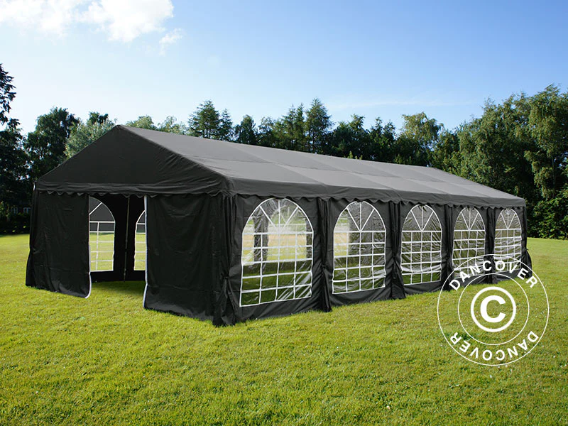 Partytält UNICO 5x10m, Svart - Image 11