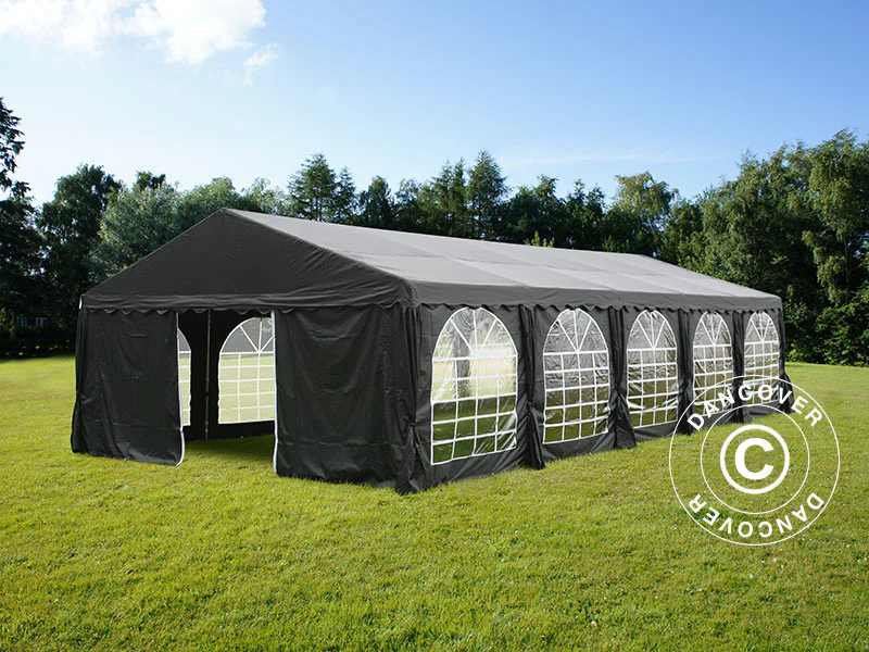 Partytält UNICO 5x10m, Svart - Image 14