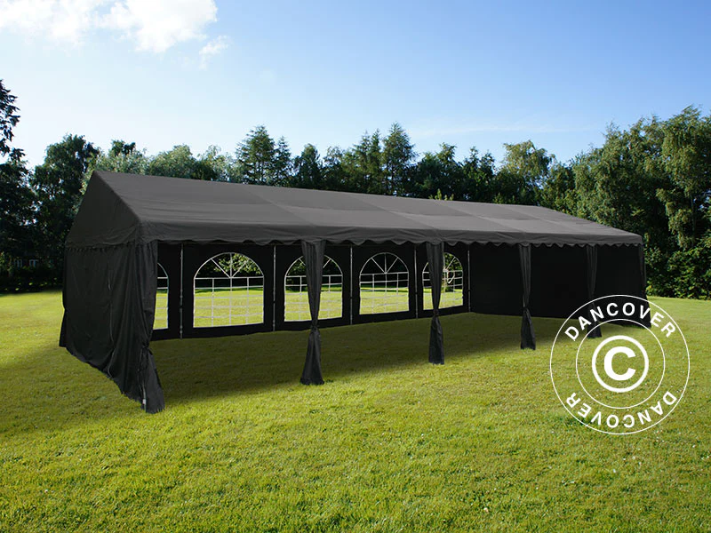 Partytält UNICO 5x10m, Svart - Image 16