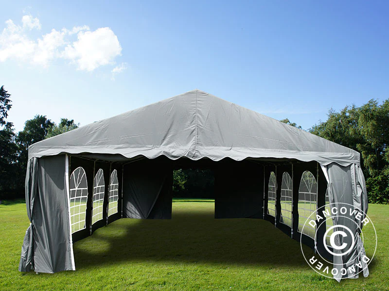 Partytält UNICO 5x8m, Mörkgrå - Image 4