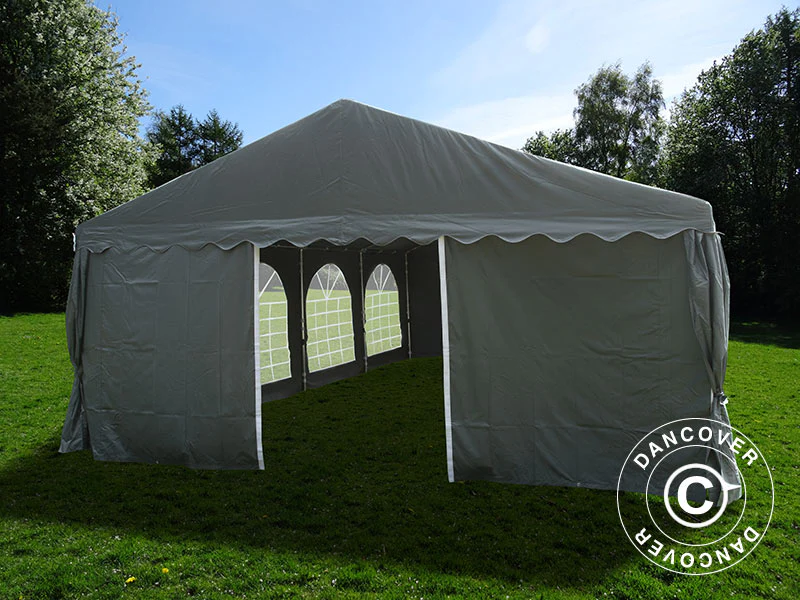Partytält UNICO 5x8m, Mörkgrå - Image 6