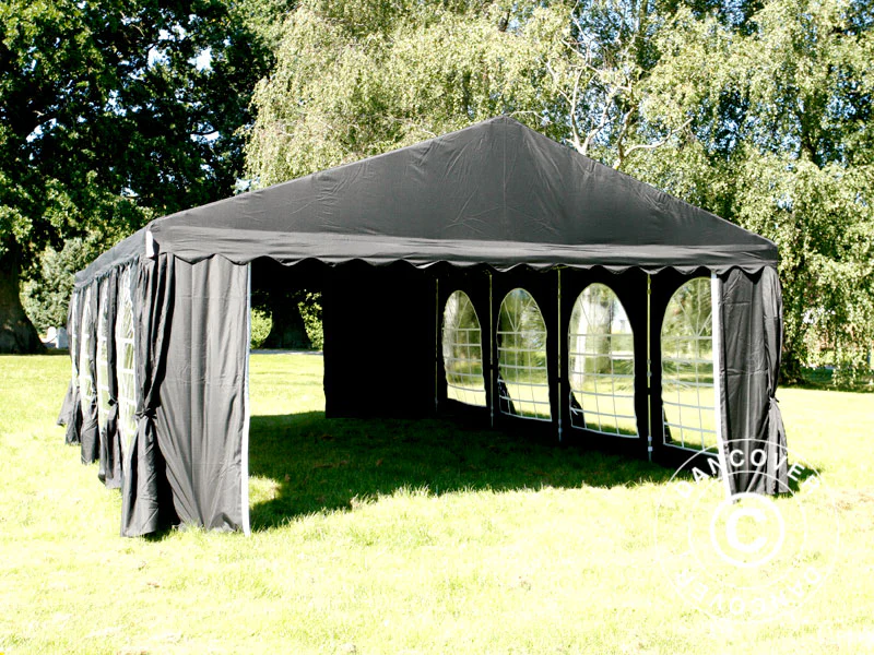 Partytält UNICO 5x8m, Svart - Image 7